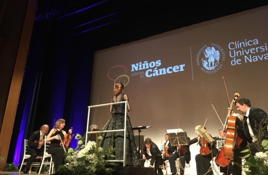 El complejo Duques de Pastrana acoge el concierto solidario de Inma Shara para el proyecto Niños contra el Cáncer