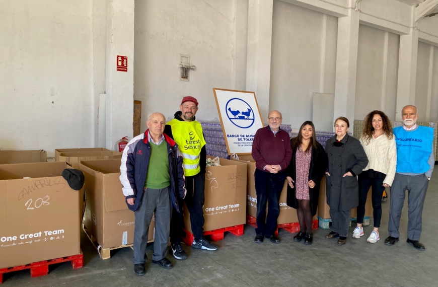 Donamos 1.700 kilos al Banco de Alimentos de Toledo