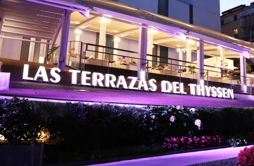 Visitar el Museo Thyssen a última hora del día y cenar en sus Terrazas, el mejor plan para las noches del fin de semana de verano