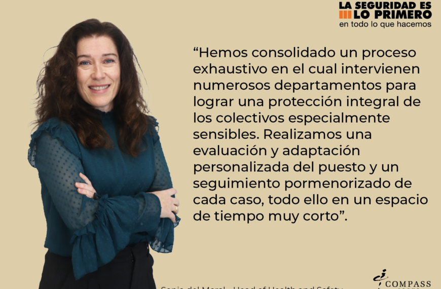 Entrevista con Sonia del Moral, Head of Health and Safety, Compass Group España