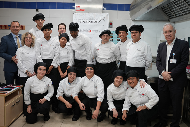 Compass Group España y la Fundación Instituto San José presentan la 2ª edición del programa profesional Operaciones Básicas de Cocina